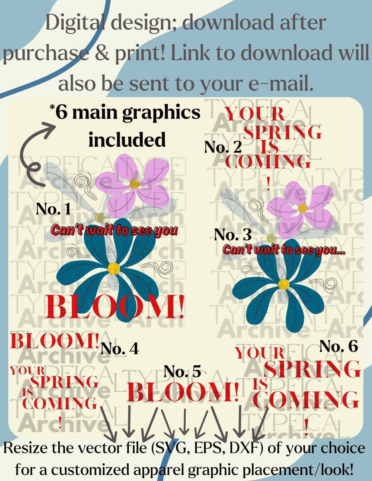 "Can't Wait to See You Bloom" Apparel Graphic (PNG, TIFF, SVG, EPS, & DXF)