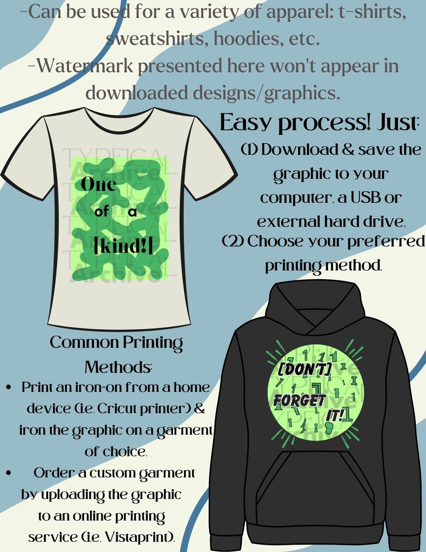 "One of a Kind" Apparel Graphic (PNG, TIFF, SVG, EPS, & DXF)